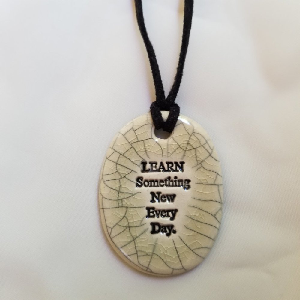 Handmade Pendant Ceramic Necklace
